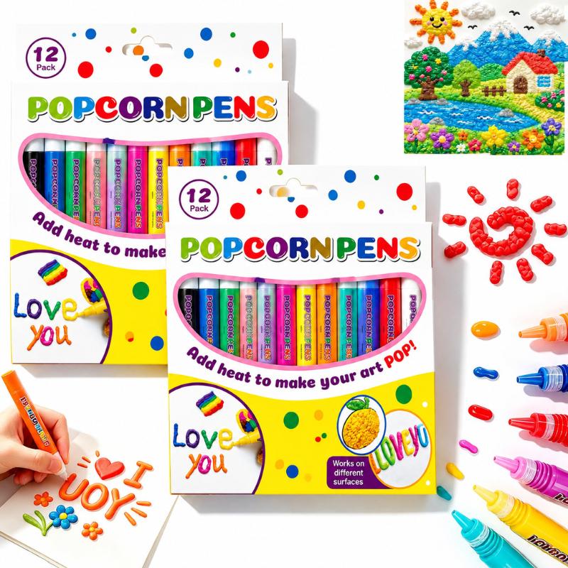 Copic Marker Sketch - New Puffy Popcorn Pen Set 6/12