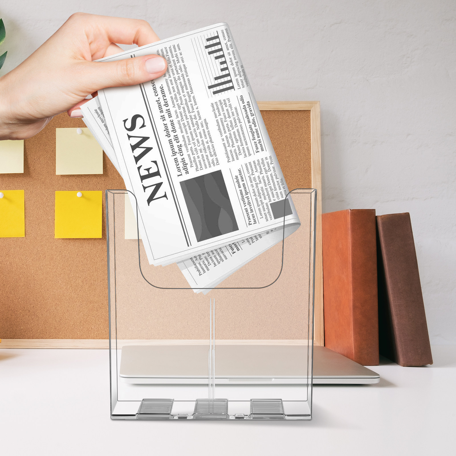 2Pcs Wall Storage Organizer Cl - Magazine Holder Rack 评论和价格
