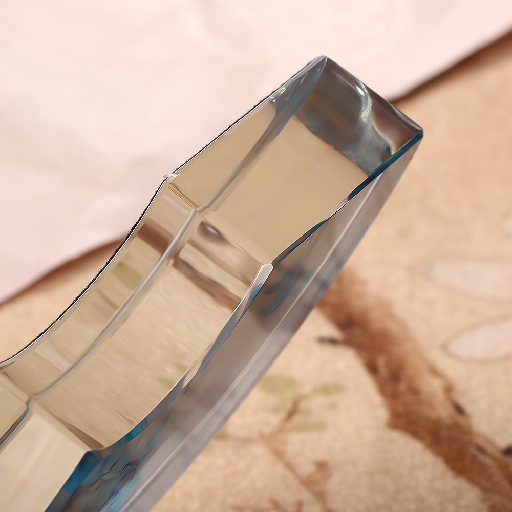 Creative Fan-shaped Crystal Pa - Paper Weight Crystal 评论和价格