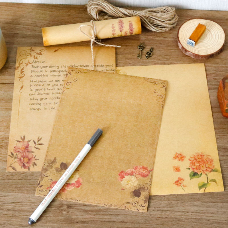 16pcs Vintage Writing Paper Ol - Ink Blotter Paper 评论和价格