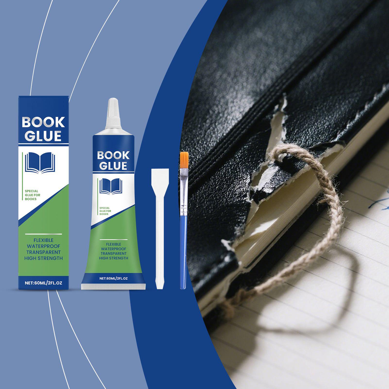 Book Repair Glue with Brush Pr - Ink Blotter Paper 评论和价格