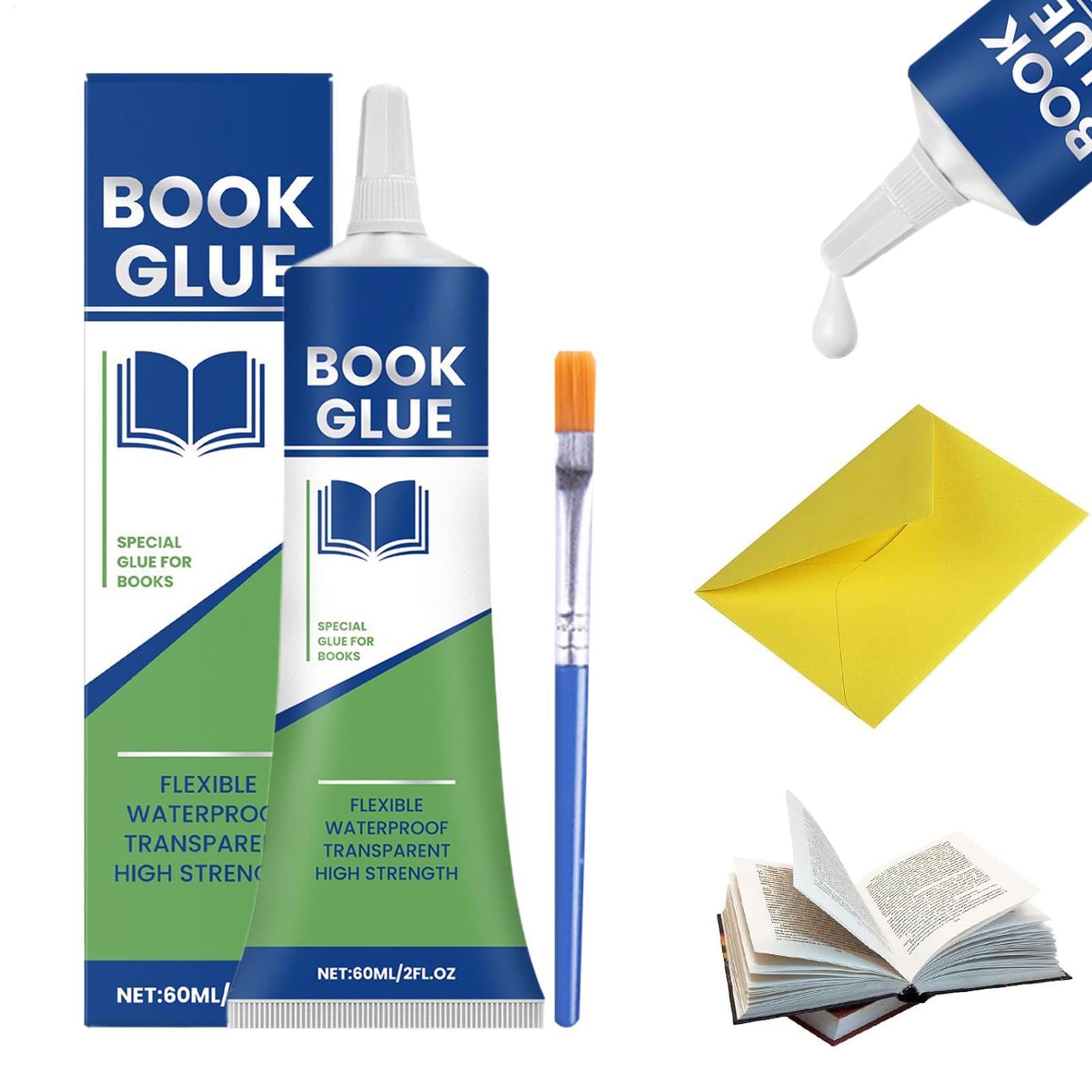 Book Repair Glue with Brush Pr - Ink Blotter Paper 评论和价格