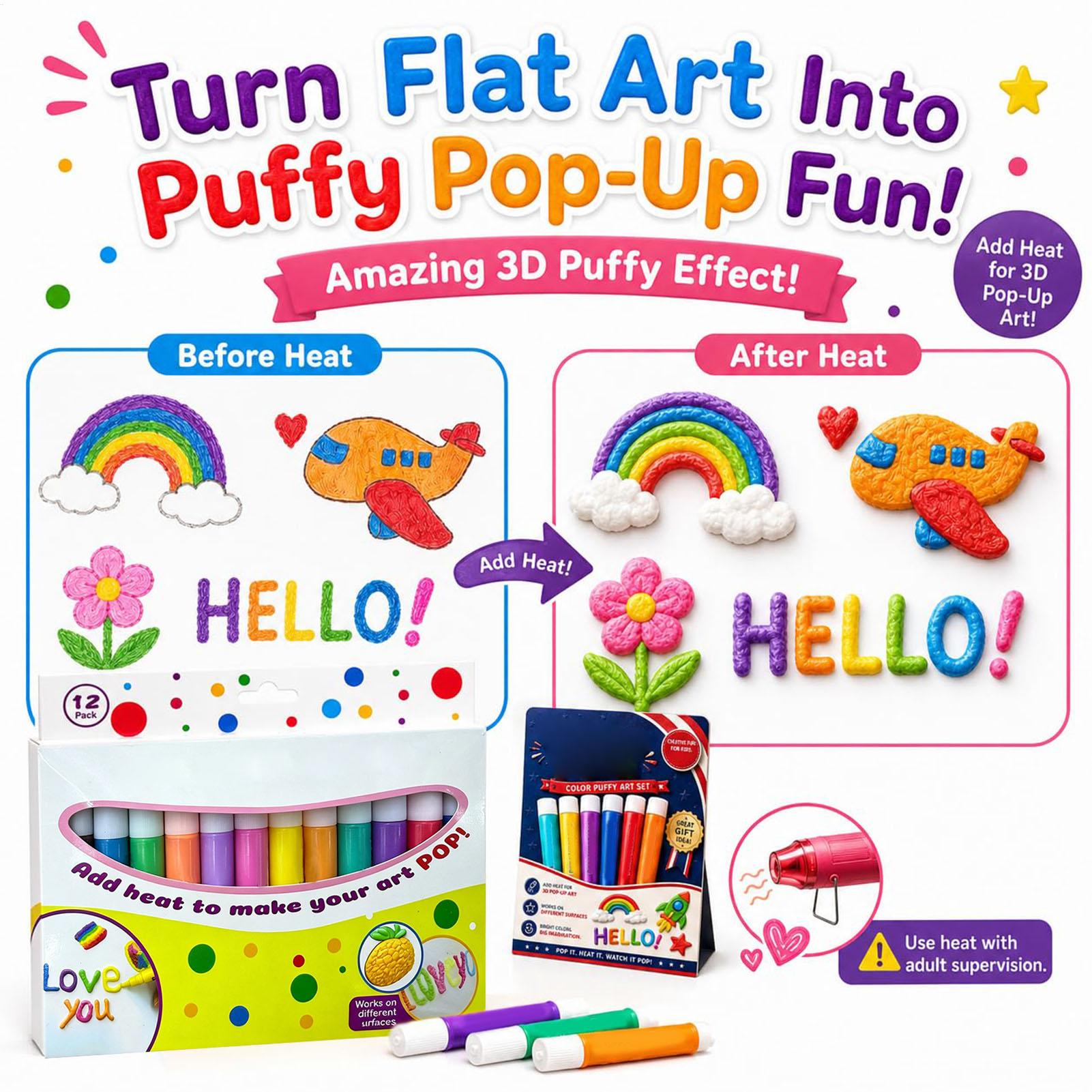 3D Bubble Pen Set Colorful Han - Copic Marker Sketch 评论和价格