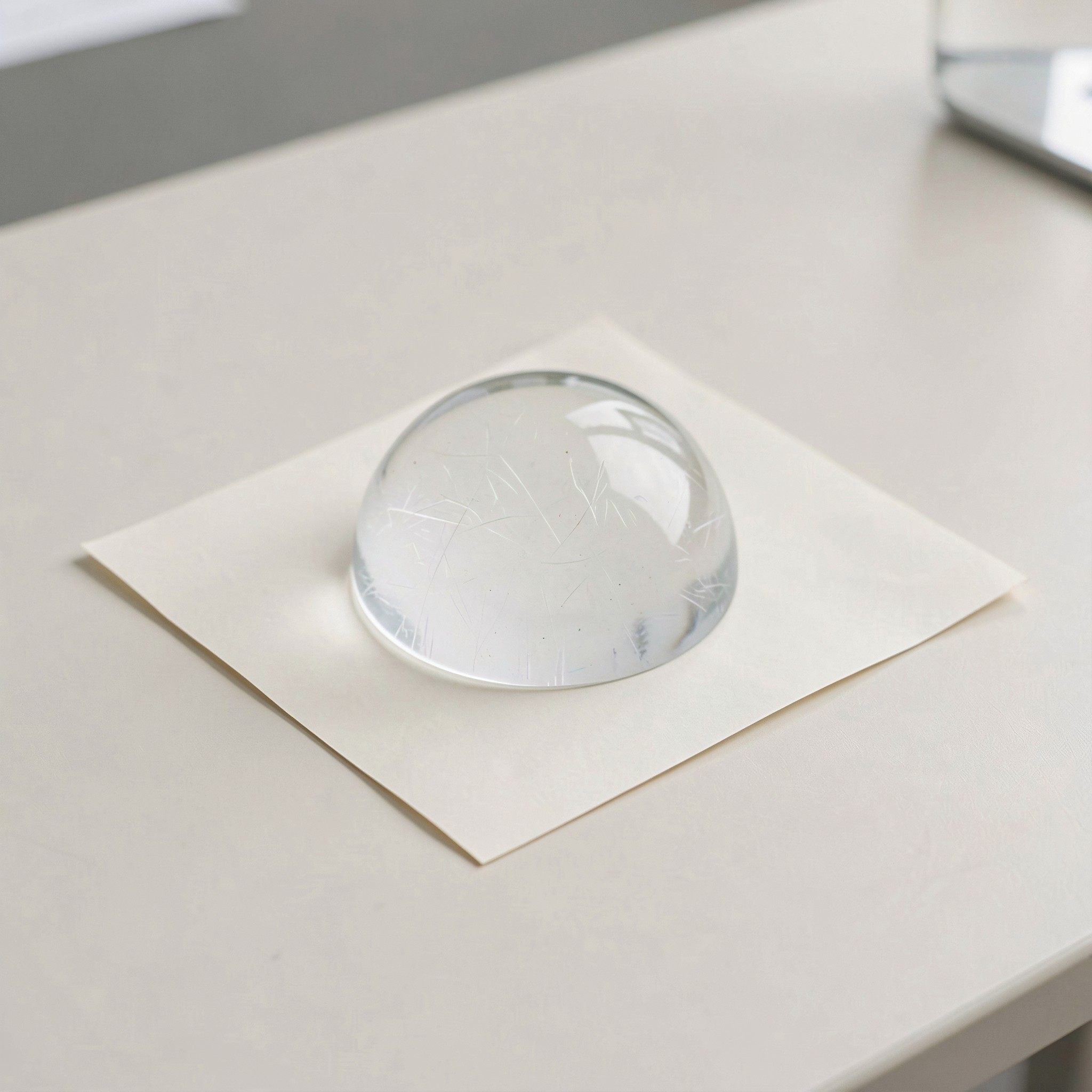 6Pcs Clear Glass Crystal Dome  - Paper Weight Crystal 评论和价格