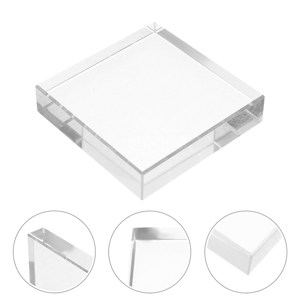 Clear Crystal Square Paperweig - Paper Weight Crystal 评论和价格