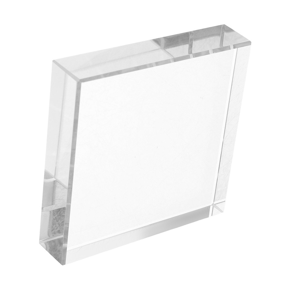 Clear Crystal Square Paperweig - Paper Weight Crystal 评论和价格